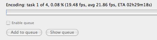 [Handbrake progress bar]